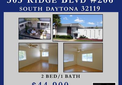 303 RIDGE BLVD #206 SOUTH DAYTONA