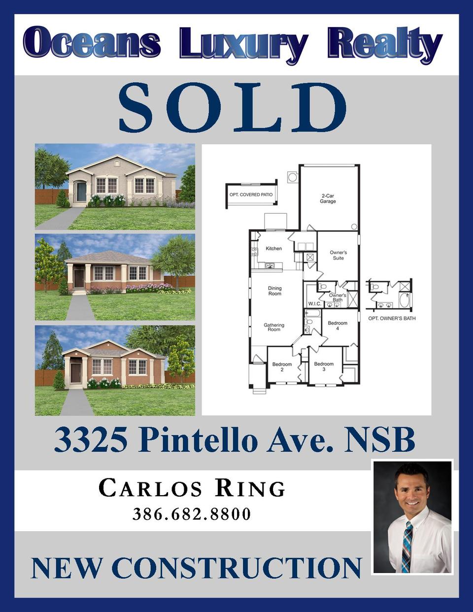 SOLD!! 3325 PINTELLO AVENUE IN NSB!